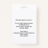 CNA モダン IDバッジ バッジ (裏面)