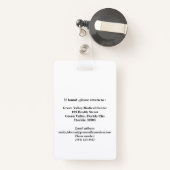 CNA モダン IDバッジ バッジ (裏面リトラクタブル付き)