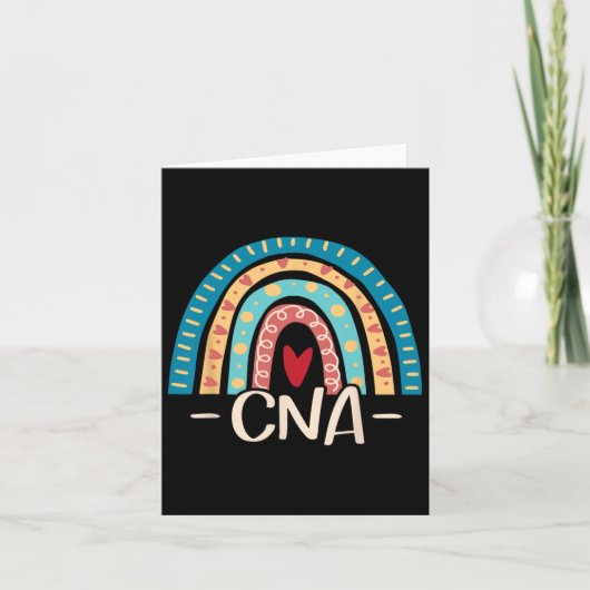 Cna – 感謝の週Certified Nursing Instant N カード (正面)