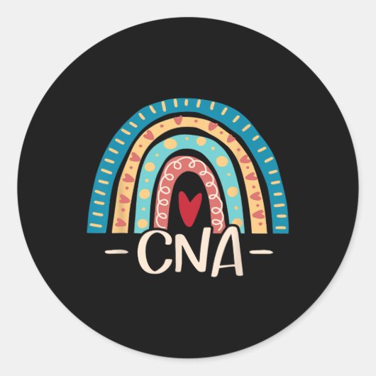 Cna – 感謝の週Certified Nursing Instant N ラウンドシール (正面)