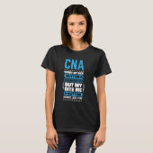 CNA Bite Me ボタン ワークス 認定看護師 Tシャツ (正面フル)