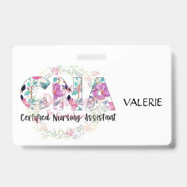 CNA Certified Nurse Aide Name Badge バッジ