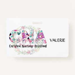 CNA Certified Nurse Aide Name Badge バッジ