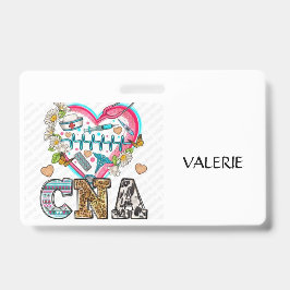 CNA Certified Nurse Aide Name Badge バッジ