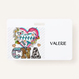 CNA Certified Nurse Aide Name Badge バッジ