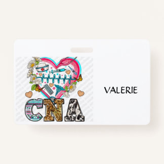 CNA Certified Nurse Aide Name Badge バッジ