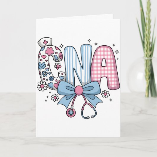 CNA Folded Greeting Card カード (正面)
