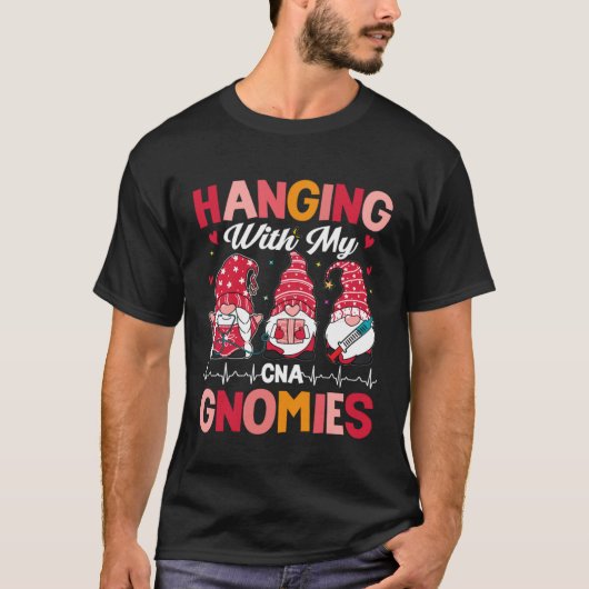 CNA Gnにぶら下がった認定された看護助手 Tシャツ (正面)