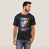 CNA It s A Work of Heart Nurse Nursing Assistant B Tシャツ (正面フル)