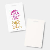 CNA Life Name Badge バッジ (正面＆裏面)
