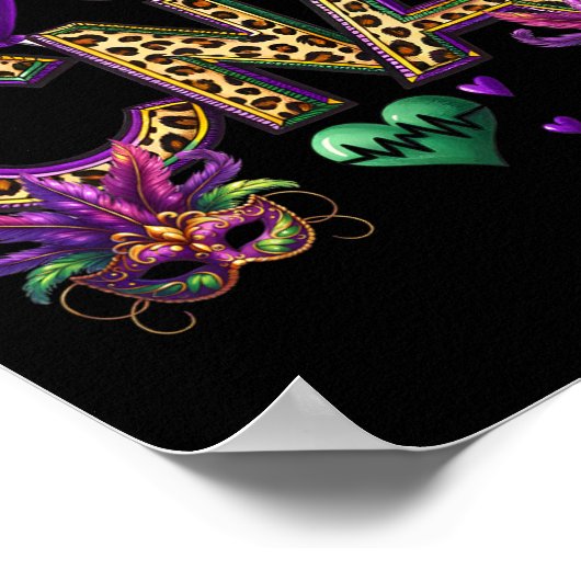 Cna Mardi Gras認定Nursing Istant Mardil Gra ポスター (角)