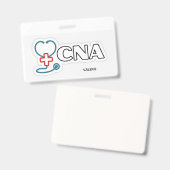 CNA Name Badge バッジ (正面＆裏面)