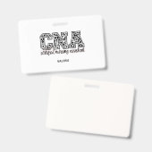 CNA Name Badge バッジ (正面＆裏面)