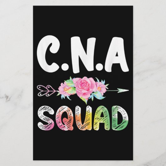 CNA Nurse Squad Certified Nursing Assistant 便箋 (正面)