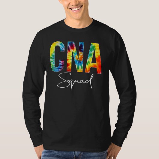 CNA Squad Appreciation Day Tie Dye For Women For W Tシャツ (正面)