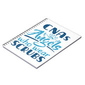 CNAsは天使である誰が衣服スクラブ ノートブック (左側)