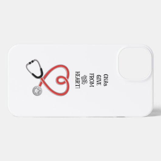 CNAs Give From the Heart! iPhone Case iPhoneケース (裏面横)