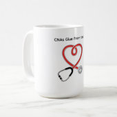 CNAs Give From the Heart Mug コーヒーマグカップ (正面左)