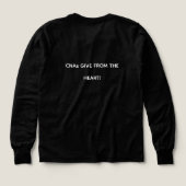 CNAs Give From the Heart Sweat Shirt (デザイン背面)