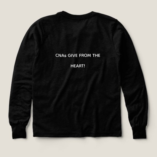 CNAs Give From the Heart Sweat Shirt (デザイン背面)