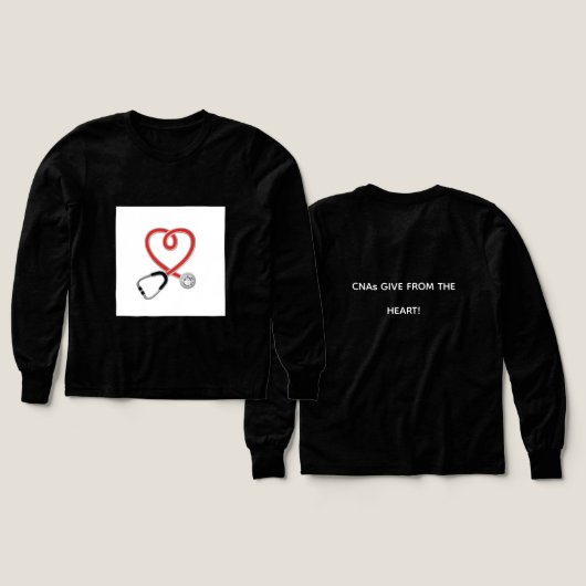 CNAs Give From the Heart Sweat Shirt (デザイン 正面＆背面)