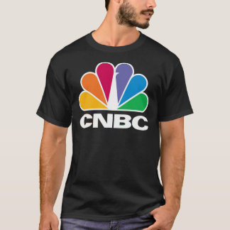 CNBCロゴ – ホワイトエッセンシャル  Tシャツ
