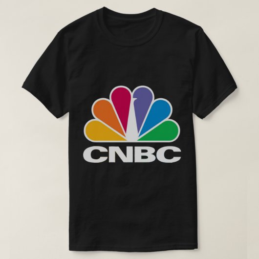 CNBCロゴ – ホワイトエッセンシャルTシャツ Tシャツ (デザイン正面)