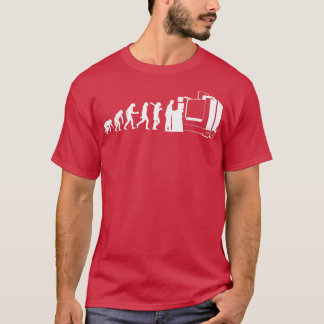 CNCオペレおもしろいータデザイン男性へパパCNCマシン Tシャツ