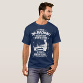 CNCオペレーターが終わるとCNC工作機械オペレーター Tシャツ (正面フル)