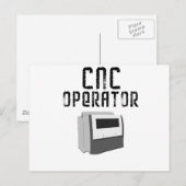 CNCオペレータ機械工 ポストカード (正面/裏面)
