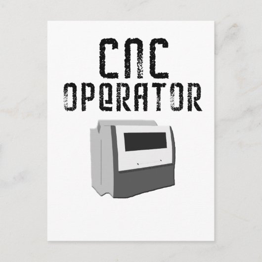 CNCオペレータ機械工 ポストカード (正面)