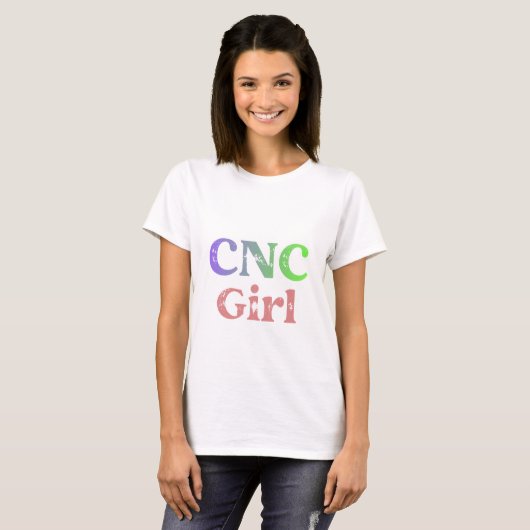 CNCガール Tシャツ (正面フル)