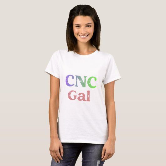 CNCギャル Tシャツ (正面フル)