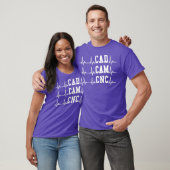 CNCハートビートEKG CNCマシニスト Tシャツ (ユニセックス)