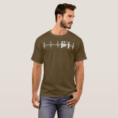 CNCマシニストハートビート Tシャツ (正面フル)