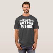 CNC加工おもしろい者コンピュータプログラマ Tシャツ (正面フル)