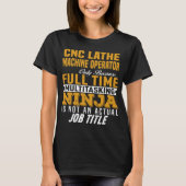 CNC旋盤工作機 Tシャツ (正面)