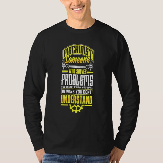 Cnc機械加工システムMetalworker機械加工システム Tシャツ (正面)