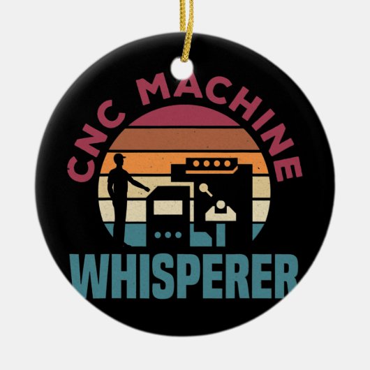 CNC機械加工CNC機械 セラミックオーナメント (正面)