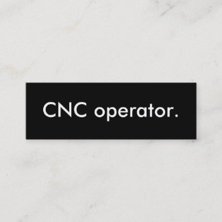 cnc演算子 スキニー名刺
