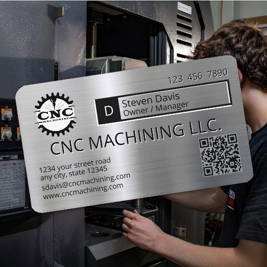  CNC Machining, Precision Machine Shop 名刺