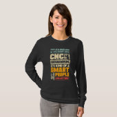 Cnc Machinist Metalworker Machining Cncプログラム Tシャツ (正面フル)