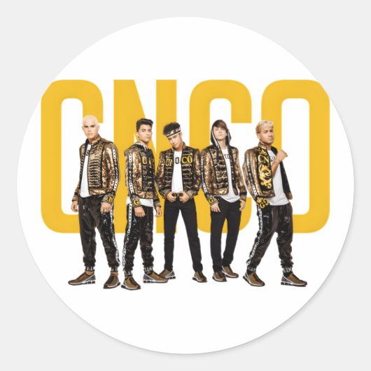 Cnco公式ワールドツアー ラウンドシール (正面)