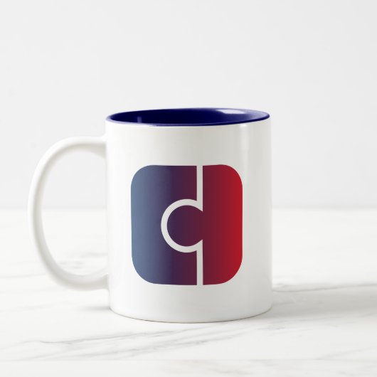 CNCTアプリロゴマグ ツートーンマグカップ (左)