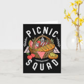 Cnic Squad Funny Family Reunion Friends Cnicking Q カード (黄色い花)