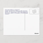 CNMパナマのコンゴス ポストカード (裏面)