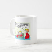 CNNはちょうど王の女王を弱めます コーヒーマグカップ (正面左)