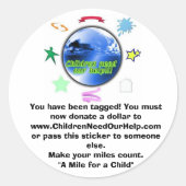 CNOHのロゴ、タグが付いている!今は… ラウンドシール (正面)