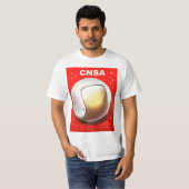 CNSA 中国宇宙アート Tシャツ (正面フル)