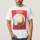 CNSA 中国宇宙アート Tシャツ (正面)